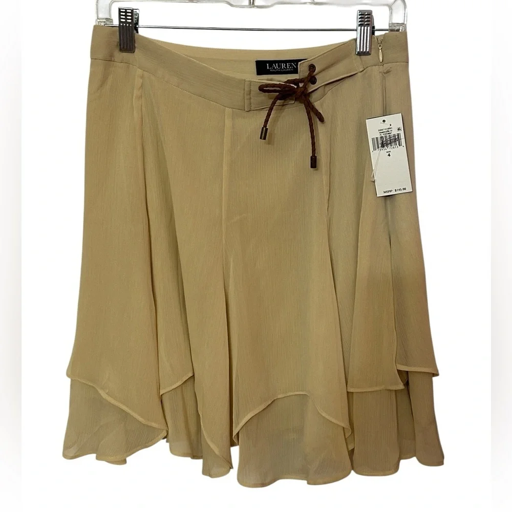 NWT Lauren Ralph Lauren
Crinkle Georgette Skirt Size 4 - Picture 9 of 9